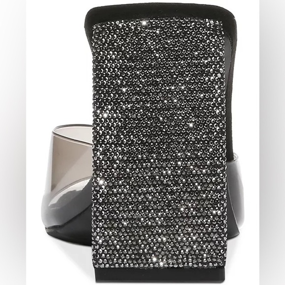 Bar lll Women's Avva Slide Dress Sandals black size 7.5 - Picture 3 of 10